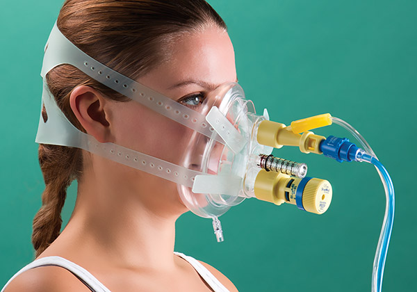 Ventumask 30, masque CPAP avec système de débit Venturi intégré et valve de PEEP réglable, petit