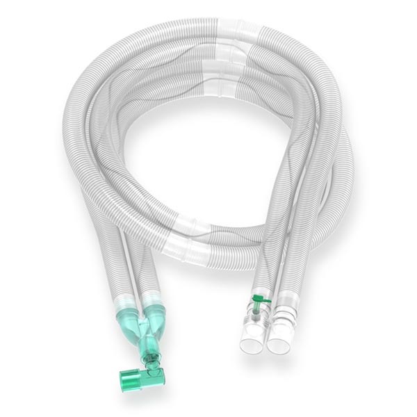 Circuit respiratoire Flextube™ 22mm avec ligne de monitorage intégrée, ≥2.4m