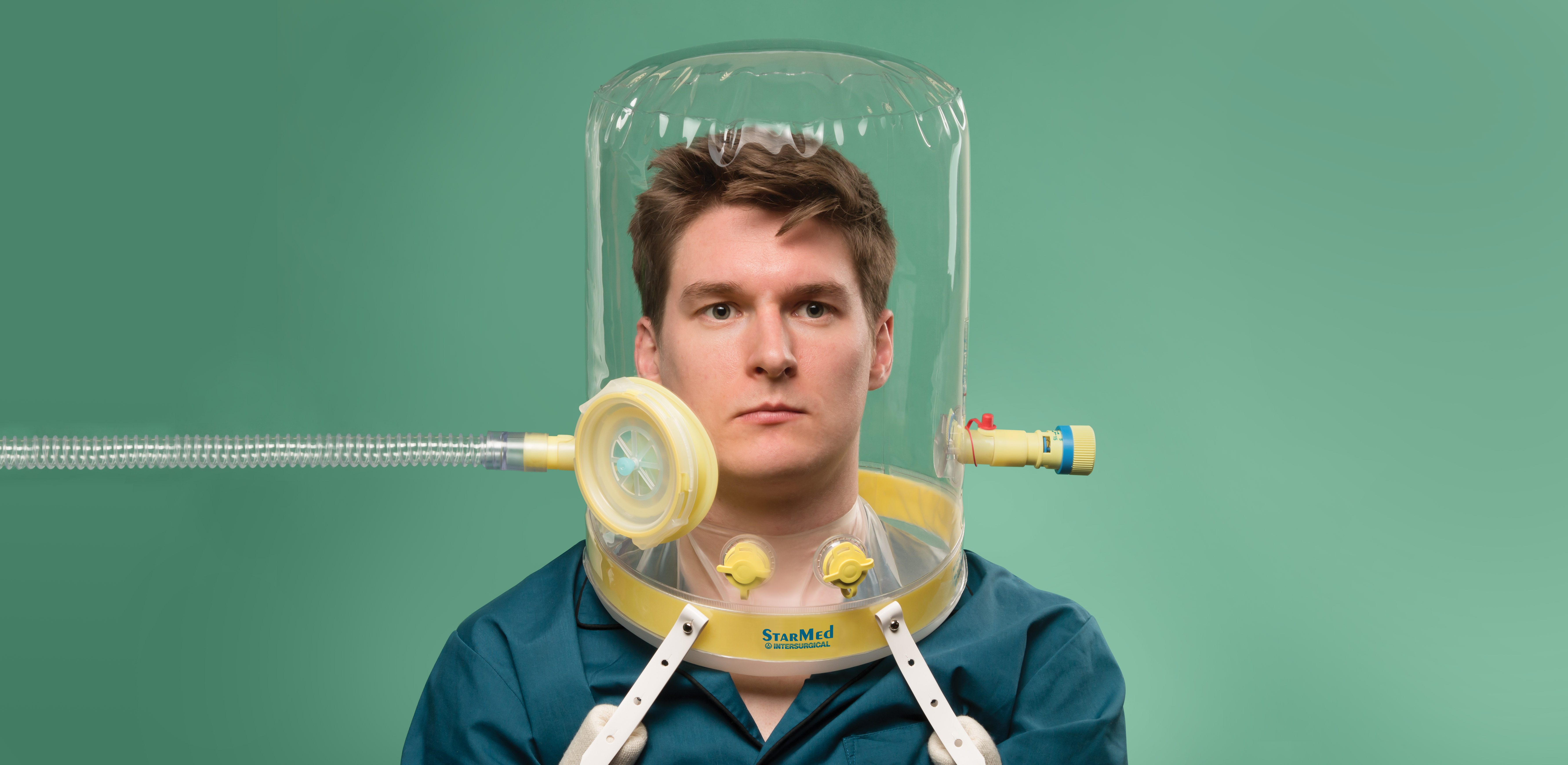 Heaume CPAP CaStar (sans manomètre), extra petit, tour de cou 17 - 27cm