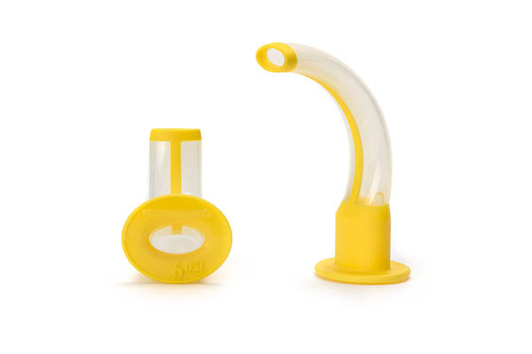 Canule de Guedel Monobloc, taille 3, ISO 9.0, jaune - stérile