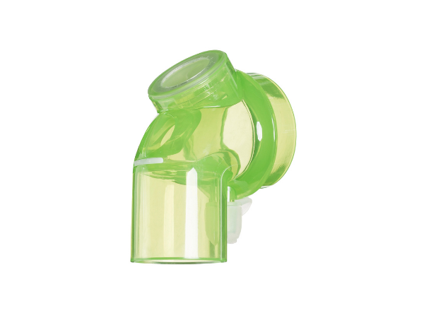 BiTrac Select™ coude interchangeable sans fuite avec valve de sécurité et port fibroscopie