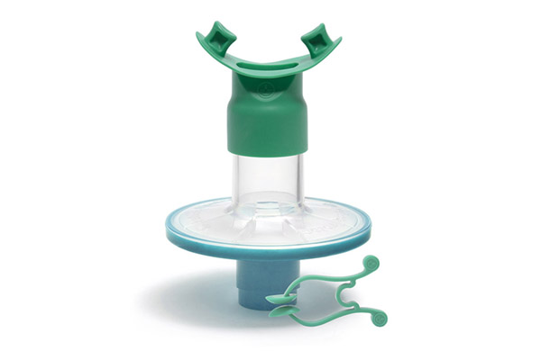 Pulmo-Protect™ filtre pour fonction pulmonaire, avec embout mâchoire et pince-nez plastique (4)