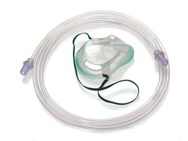 Masque oxygène moyenne concentration Intersurgical EcoLite™ pédiatrique avec tuyau, 2.1m