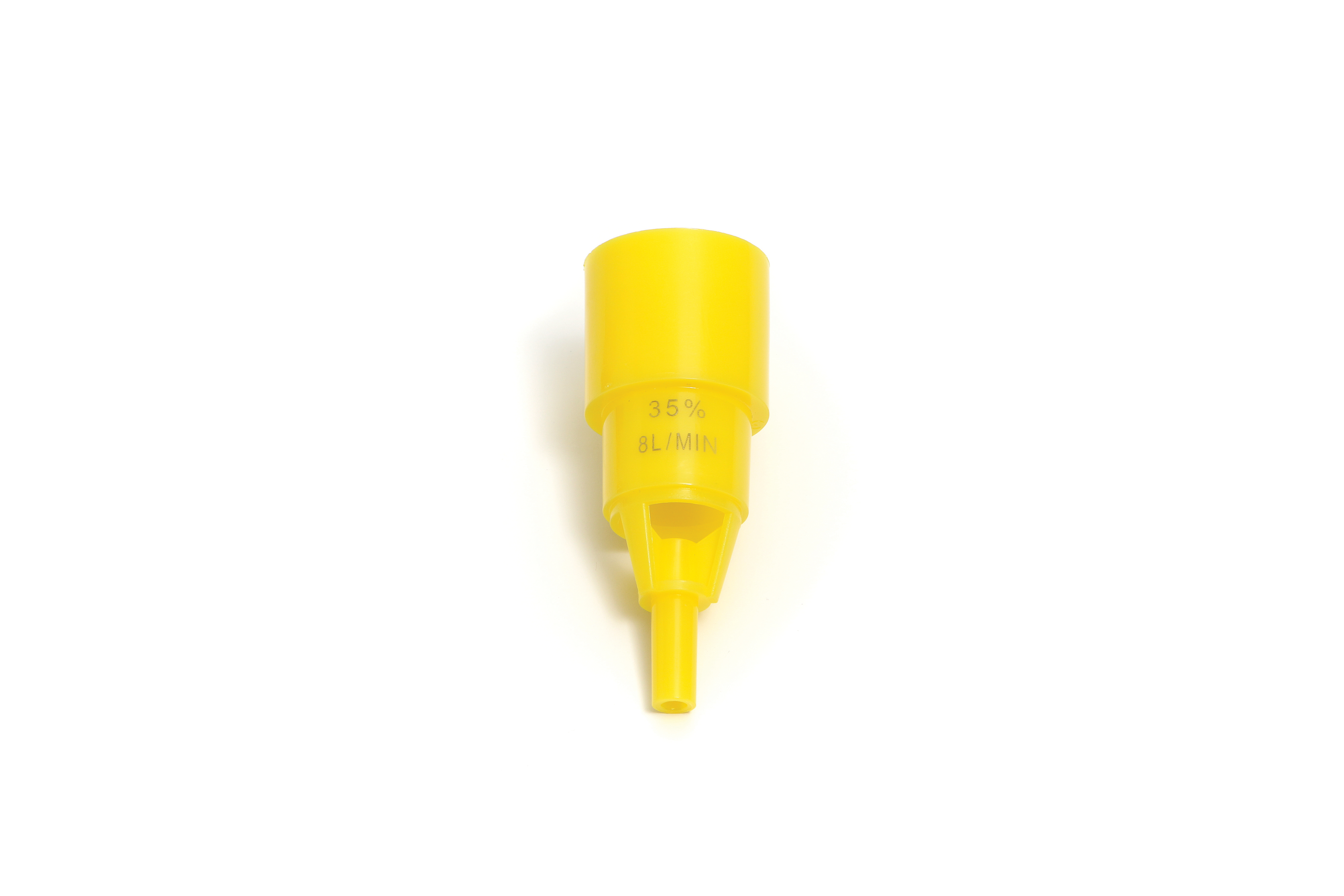 Valve Venturi oxygène 35%, jaune (anciennement REF 0035000)