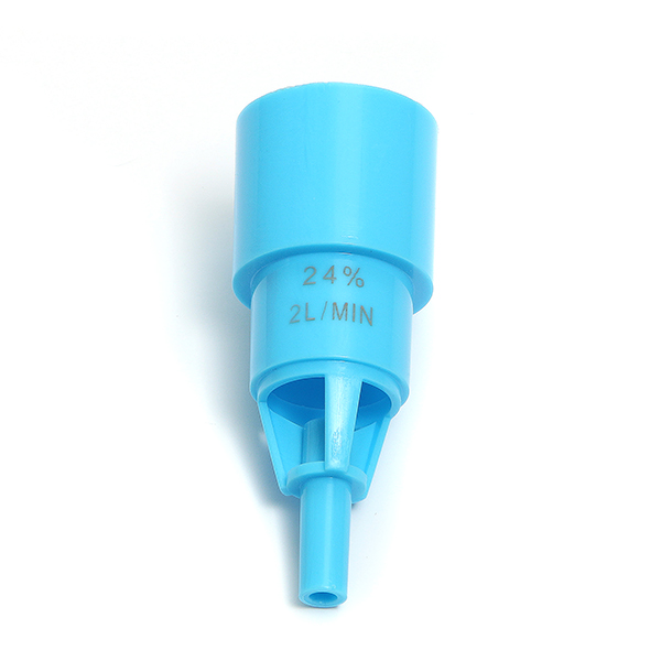 Valve Venturi oxygène 24%, bleu (anciennement REF 0024000)
