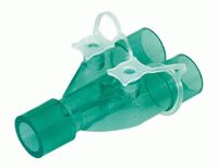 Raccord en Y Parallèle 22mm + sorties 7.6mm  raccord patient 22M-22M/15F