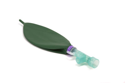 Circuit respiratoire O₂/N₂O avec ballon 2L et tubulure d'arrivée des gaz, ≥ 2m