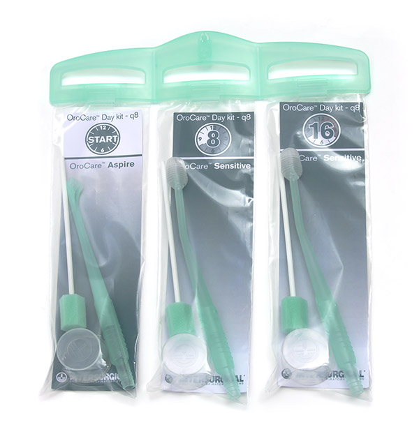 OroCare™ kit 24 heures - q8 (3 sachets individuels pour 1 soin toutes les 8 heures)